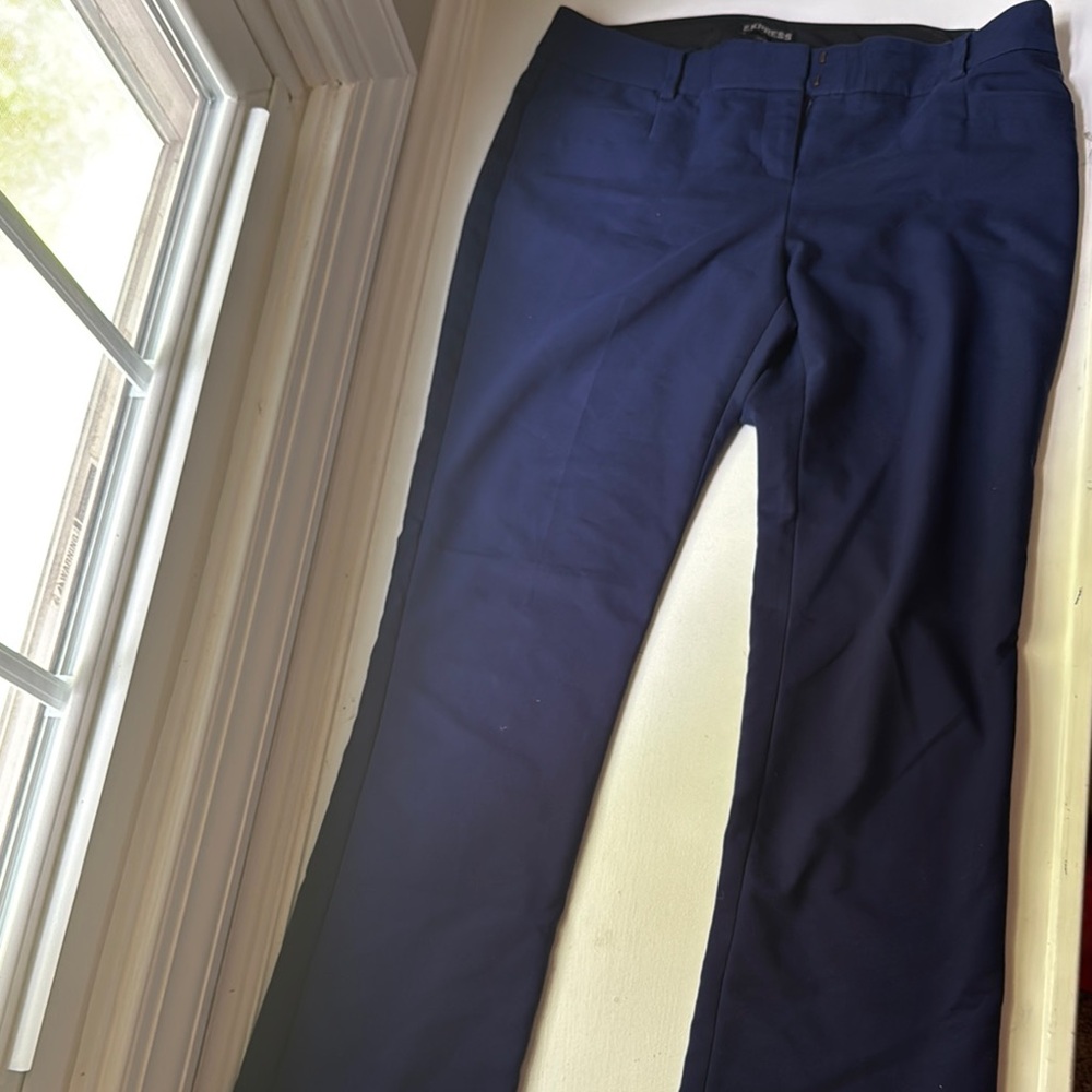 Express Blue Straight Leg Jeans